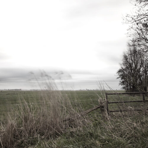 Foto van de crashsite van de Lockheed P38 van Richard Scot in de Bunschoterpolder. Deze foto maakt deel uit van de serie over de Luchtoorlog van Martijn Voorhout fotografie